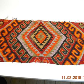 Upcycling Kissen aus Teppich